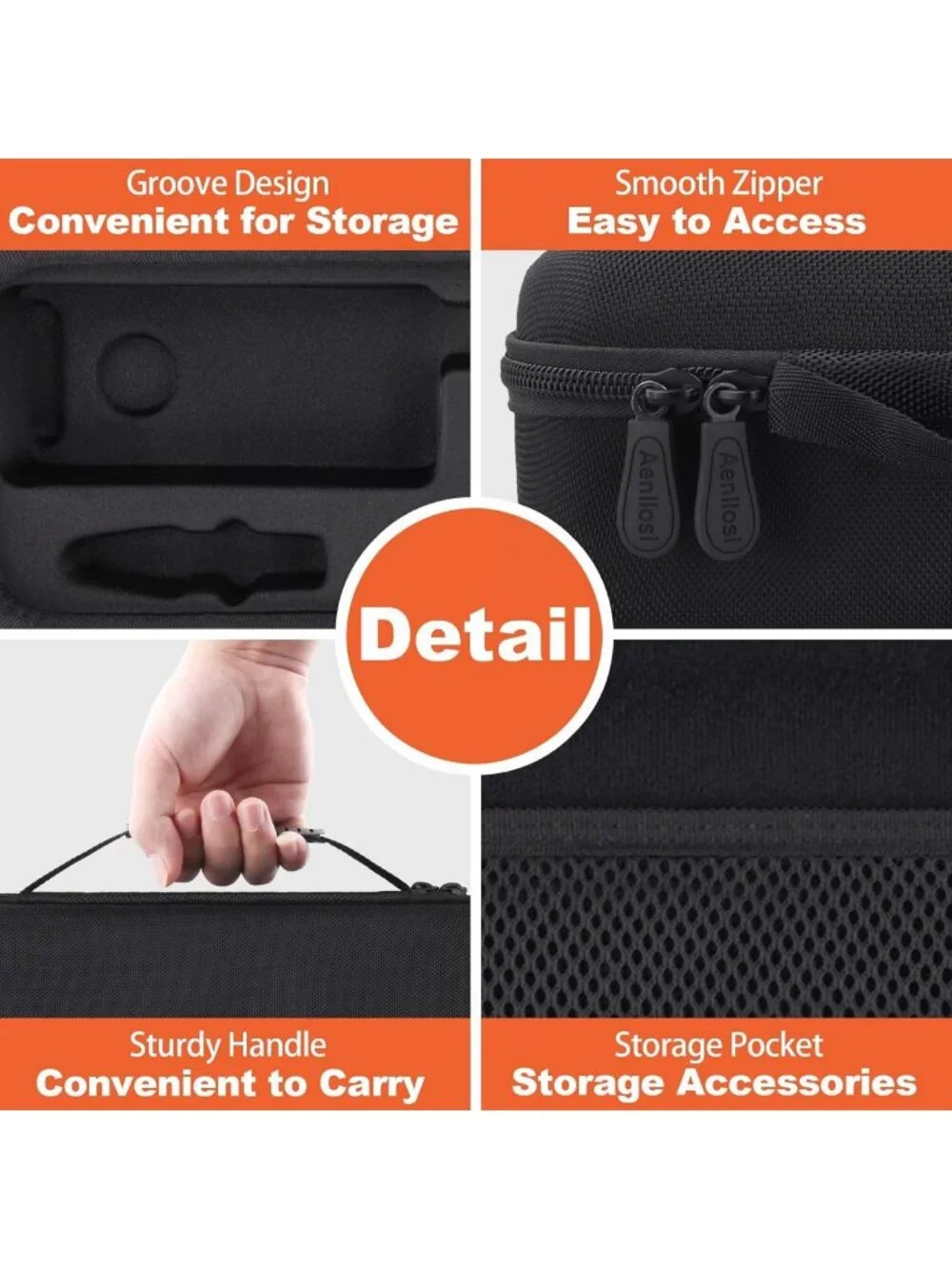 Durable Hard Case for Knife Sharpener - Precision Adjust, Black Storage Solution